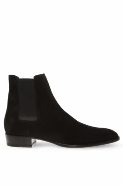 Saint Laurent BLACK ‘Wyatt’ chelsea boots