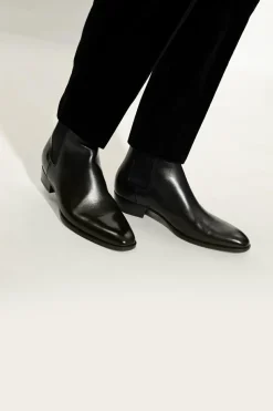 Saint Laurent BLACK ‘Wyatt’ Chelsea boots