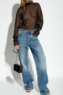 Saint Laurent BLUE Baggy jeans