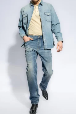 Saint Laurent BLUE Jeans with slightly tapered legs