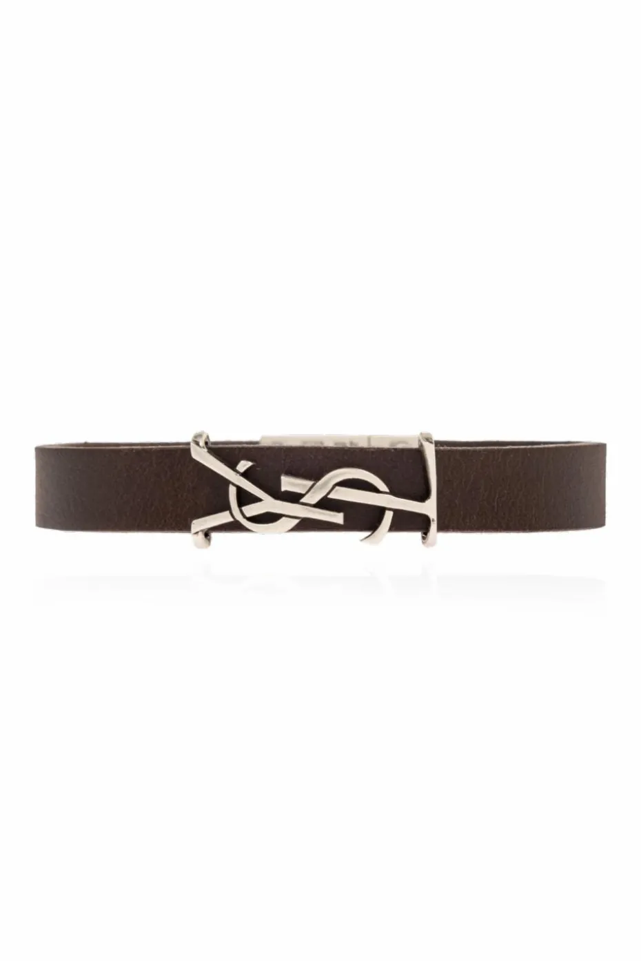 Saint Laurent BROWN Bracelet with logo