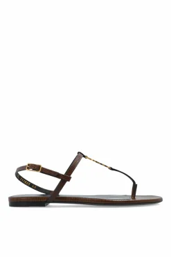 Saint Laurent BROWN āCassandraā sandals
