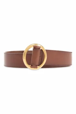 Saint Laurent BROWN Leather belt