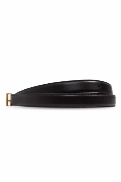 Saint Laurent BROWN Leather belt