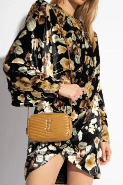 Saint Laurent BROWN ‘Lou Mini’ shoulder bag