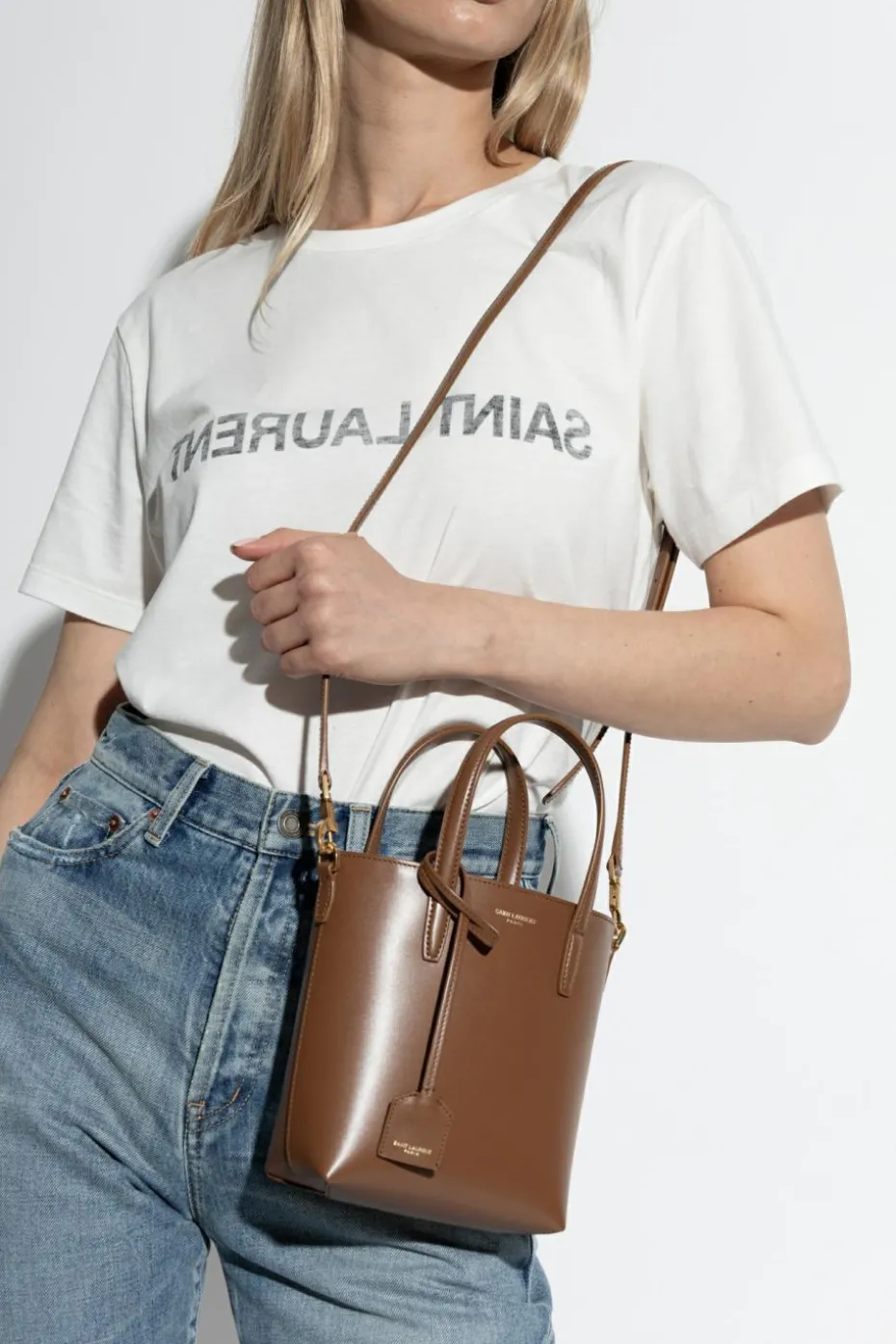 Saint Laurent BROWN Mini Toy shoulder bag