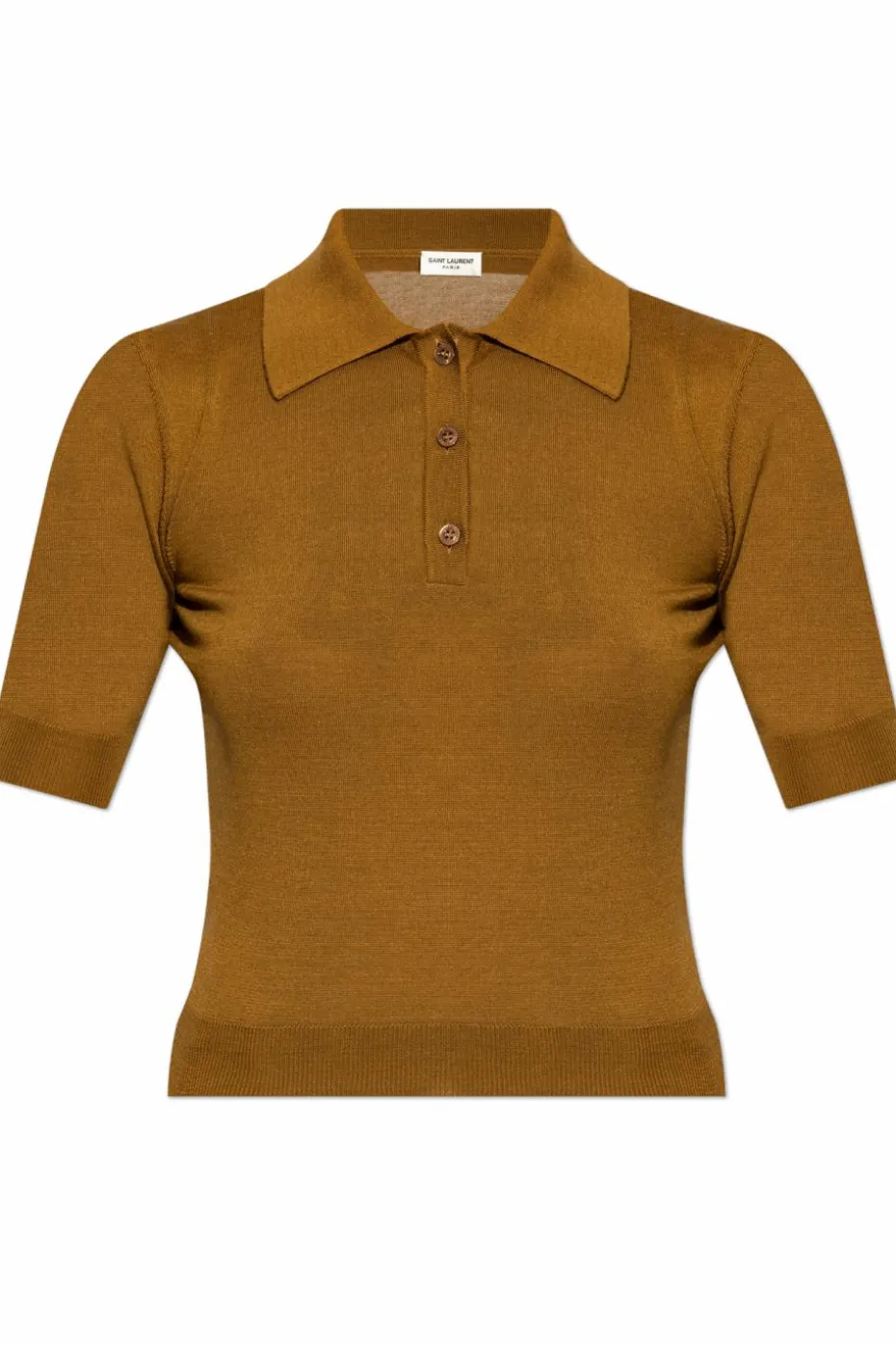 Saint Laurent BROWN Polo with logo