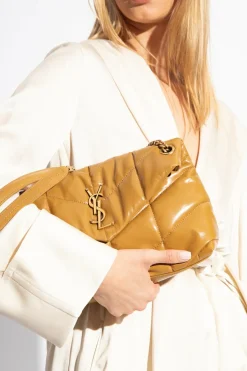 Saint Laurent BROWN ‘Puffer Small’ shoulder bag