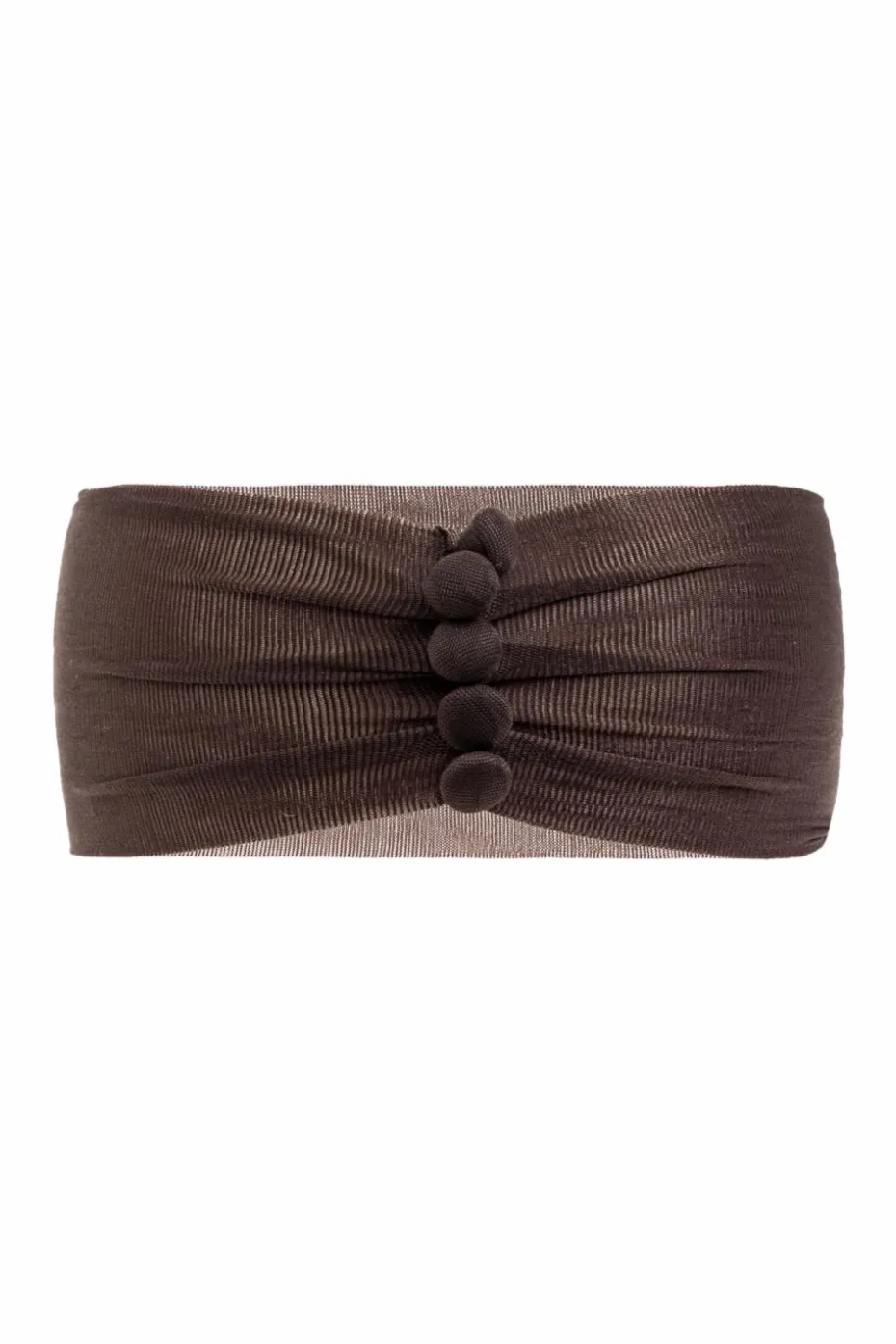 Saint Laurent BROWN Set: hat, headband and choker
