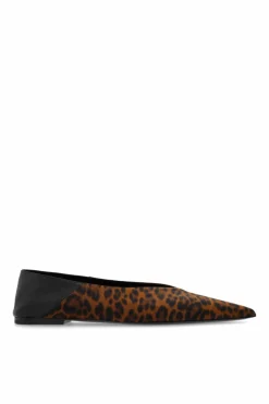 Saint Laurent BROWN Shoes with leopard print