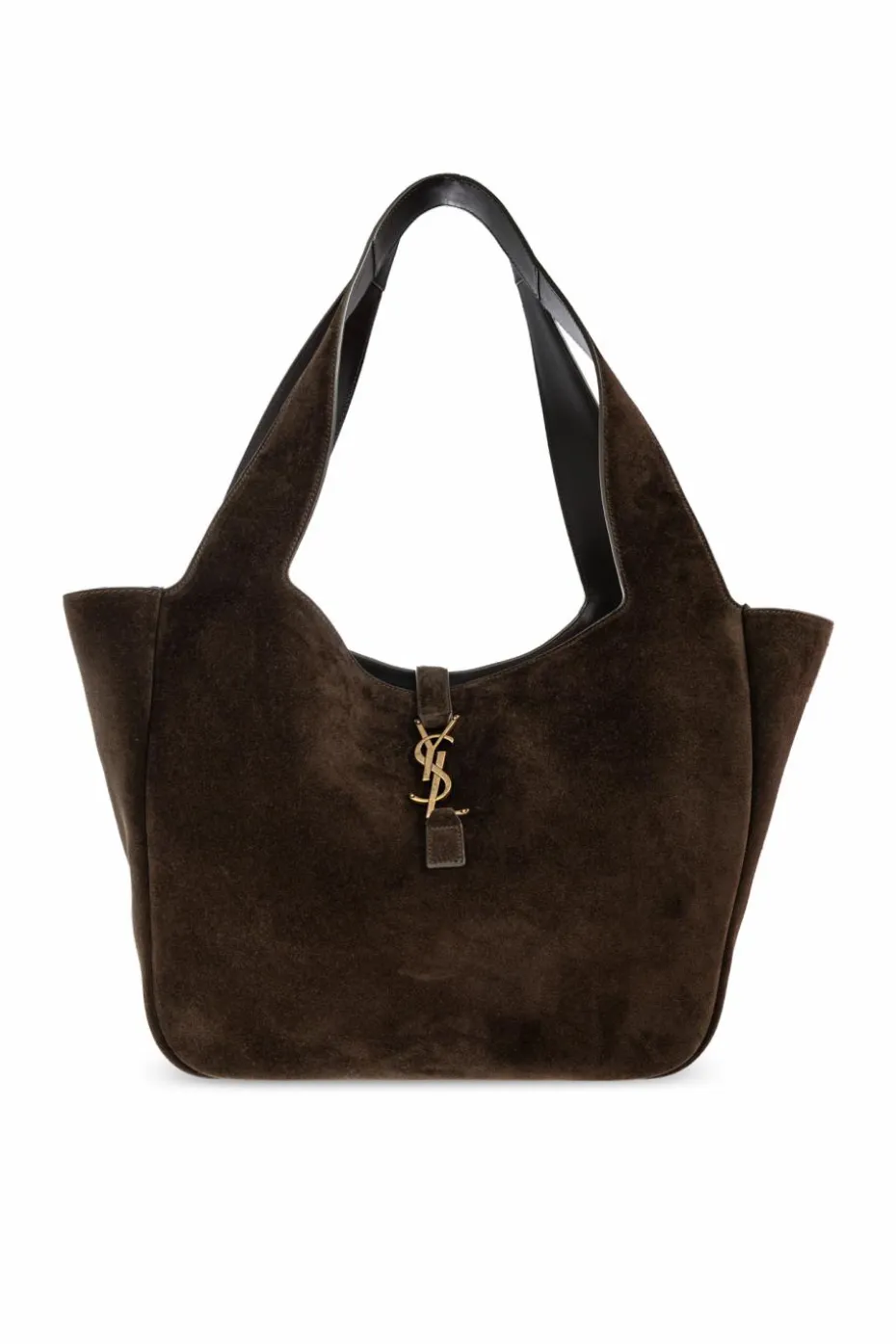 Saint Laurent BROWN Shopper bag "LE 5 a 7 BEA"