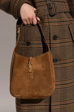 Saint Laurent BROWN Shoulder bag `LE 5 a 7 Supple Small`