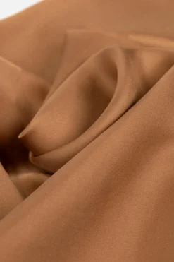 Saint Laurent BROWN Silk scarf