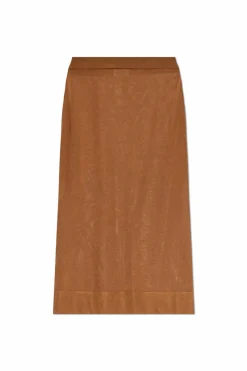 Saint Laurent BROWN Skirt with elastic waistband