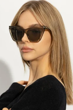 Saint Laurent BROWN ‘SL 214 KATE’ sunglasses