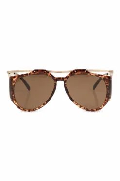 Saint Laurent BROWN ‘SL M137 Amelia’ Sunglasses