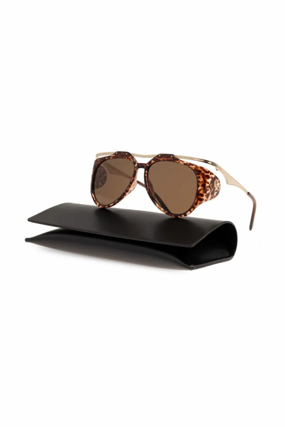 Saint Laurent BROWN ‘SL M137 Amelia’ Sunglasses
