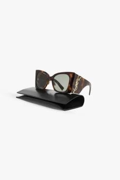 Saint Laurent BROWN ‘SL M119 Blaze’ sunglasses