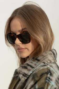 Saint Laurent BROWN Sunglasses SL 712