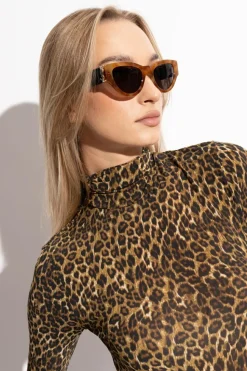 Saint Laurent BROWN Sunglasses