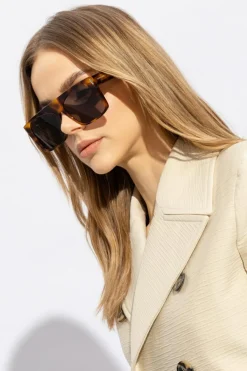 Saint Laurent BROWN Sunglasses 'SL M136'