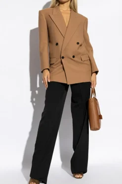 Saint Laurent BROWN Wool blazer