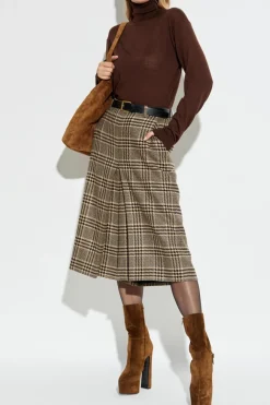 Saint Laurent BROWN Wool turtleneck
