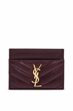Saint Laurent BURGUNDY Card case