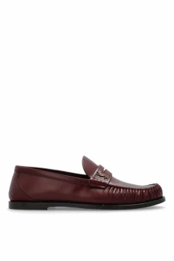 Saint Laurent BURGUNDY 'Laurent' loafers shoes