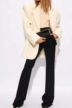 Saint Laurent cream Bodysuit with straps