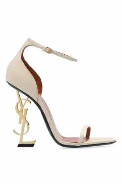 Saint Laurent cream ‘Opyum’ heeled sandals
