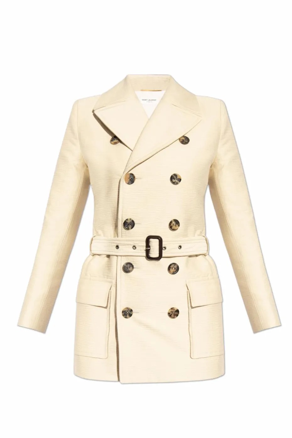 Saint Laurent cream Short coat