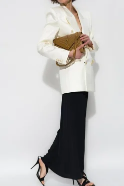Saint Laurent cream Silk blazer