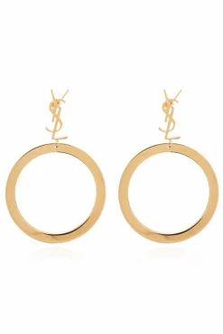 Saint Laurent GOLD Brass Earrings