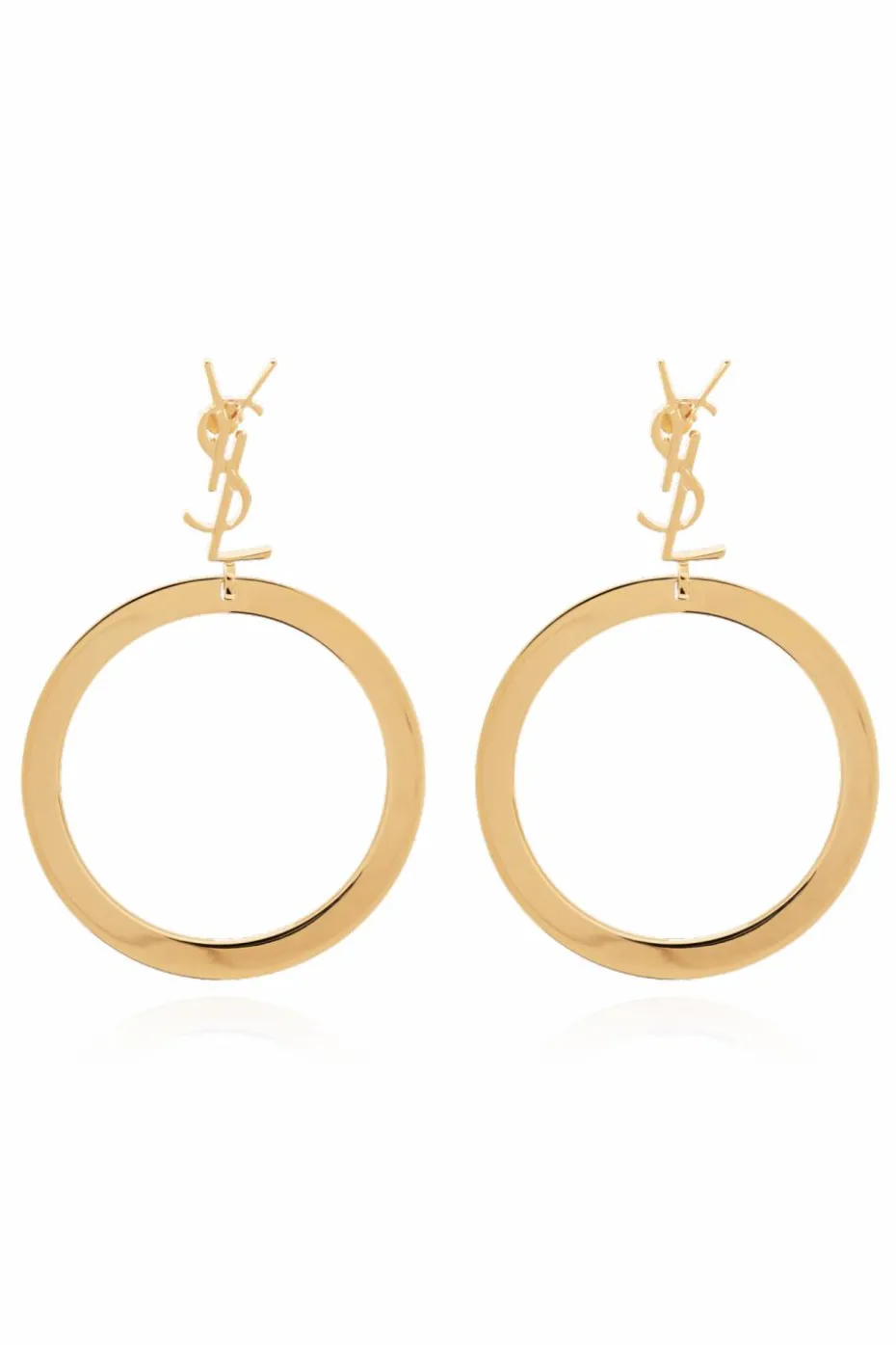 Saint Laurent GOLD Brass Earrings