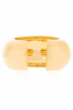 Saint Laurent GOLD Brass brooch