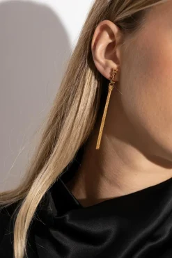 Saint Laurent GOLD Brass earrings