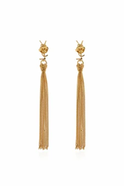 Saint Laurent GOLD Brass earrings