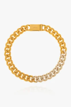Saint Laurent GOLD Brass necklace