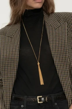 Saint Laurent GOLD Pendant necklace