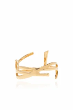 Saint Laurent GOLD Ring with logo