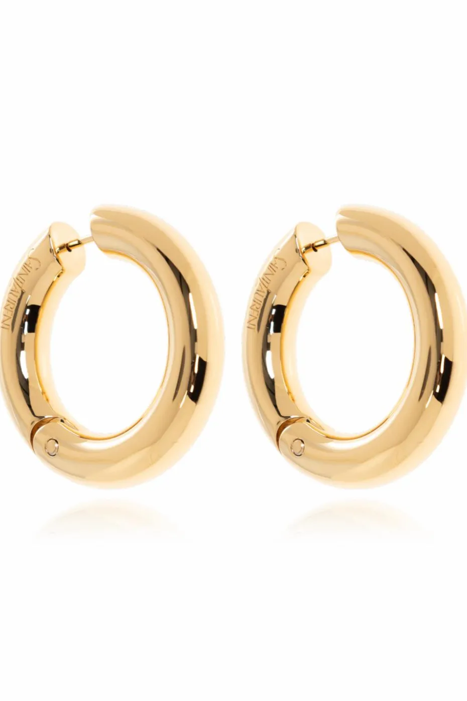Saint Laurent GOLD Round earrings