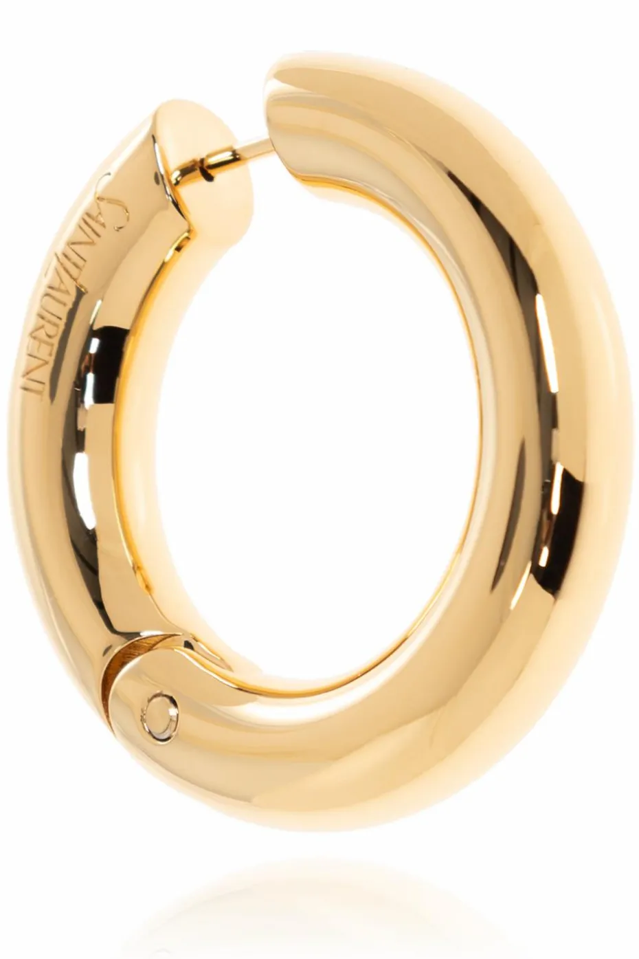 Saint Laurent GOLD Round earrings