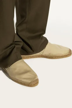 Saint Laurent GREEN Espadrilles `Gabardine`