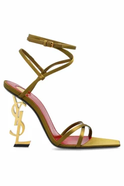 Saint Laurent GREEN Heeled Sandals Opyum