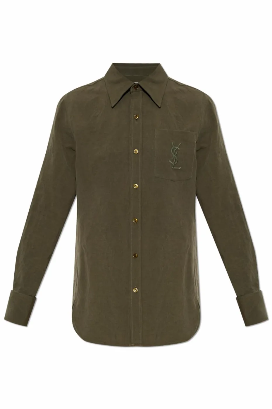 Saint Laurent GREEN Shirt with logo