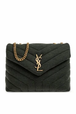 Saint Laurent GREEN ‘Small Loulou’ shoulder bag