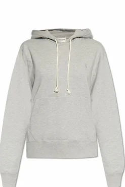 Saint Laurent GREY Hoodie with logo