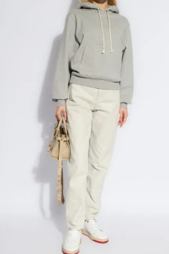 Saint Laurent GREY Hoodie with logo
