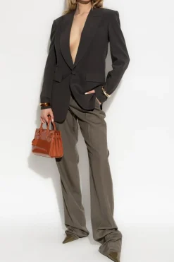 Saint Laurent GREY Silk Blazer